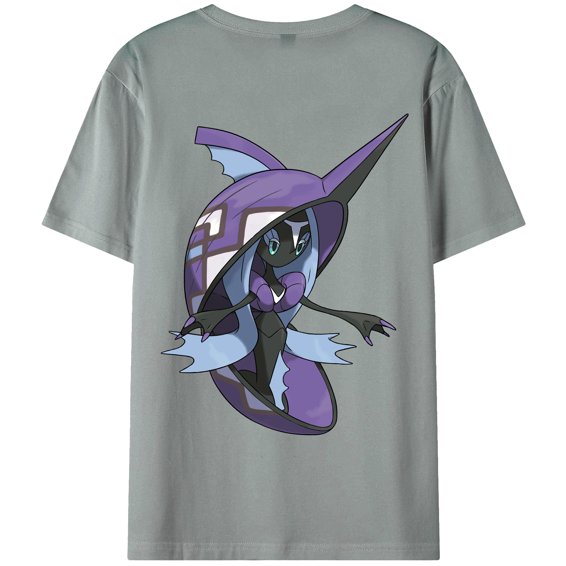 （画像用） ポケットモンスター Pokémon 綿100％ メンズ半袖Tシャツ（バックプリント） 通気性